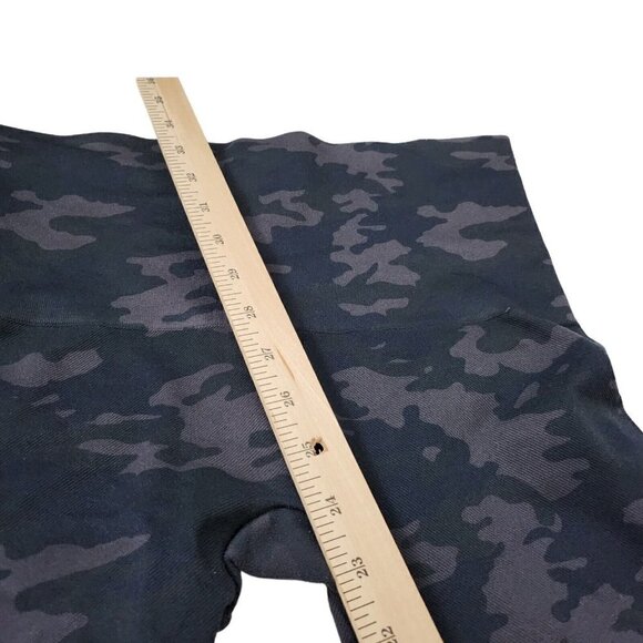 Spanx Look At Me‎ Now Leggings XL Black Camo Shaping Tummy Control Seamless - Picture 10 of 10